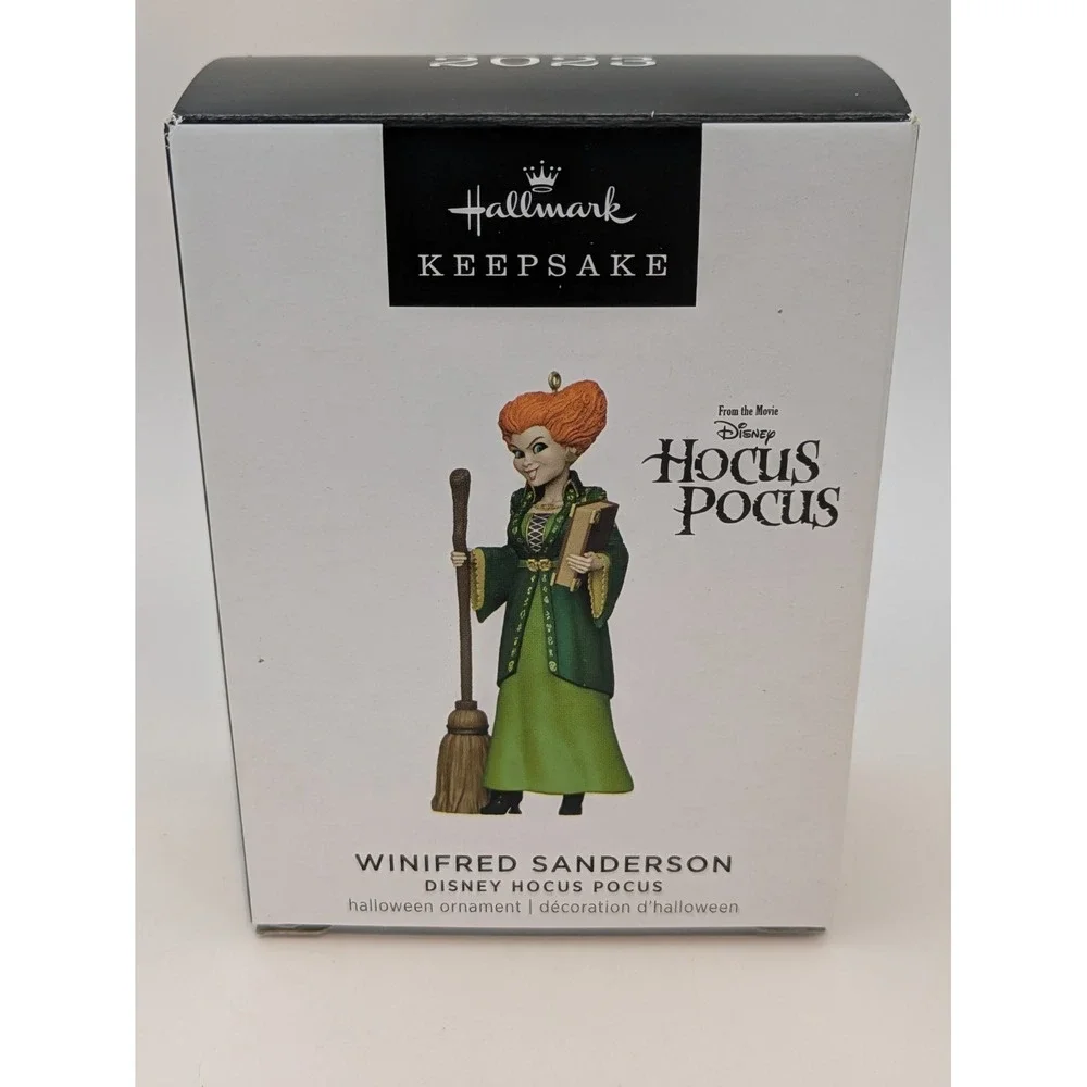 Hallmark DISNEY Hocus Pocus Ornaments, Winifred Sarah Mary Sanderson 3 Set NIB